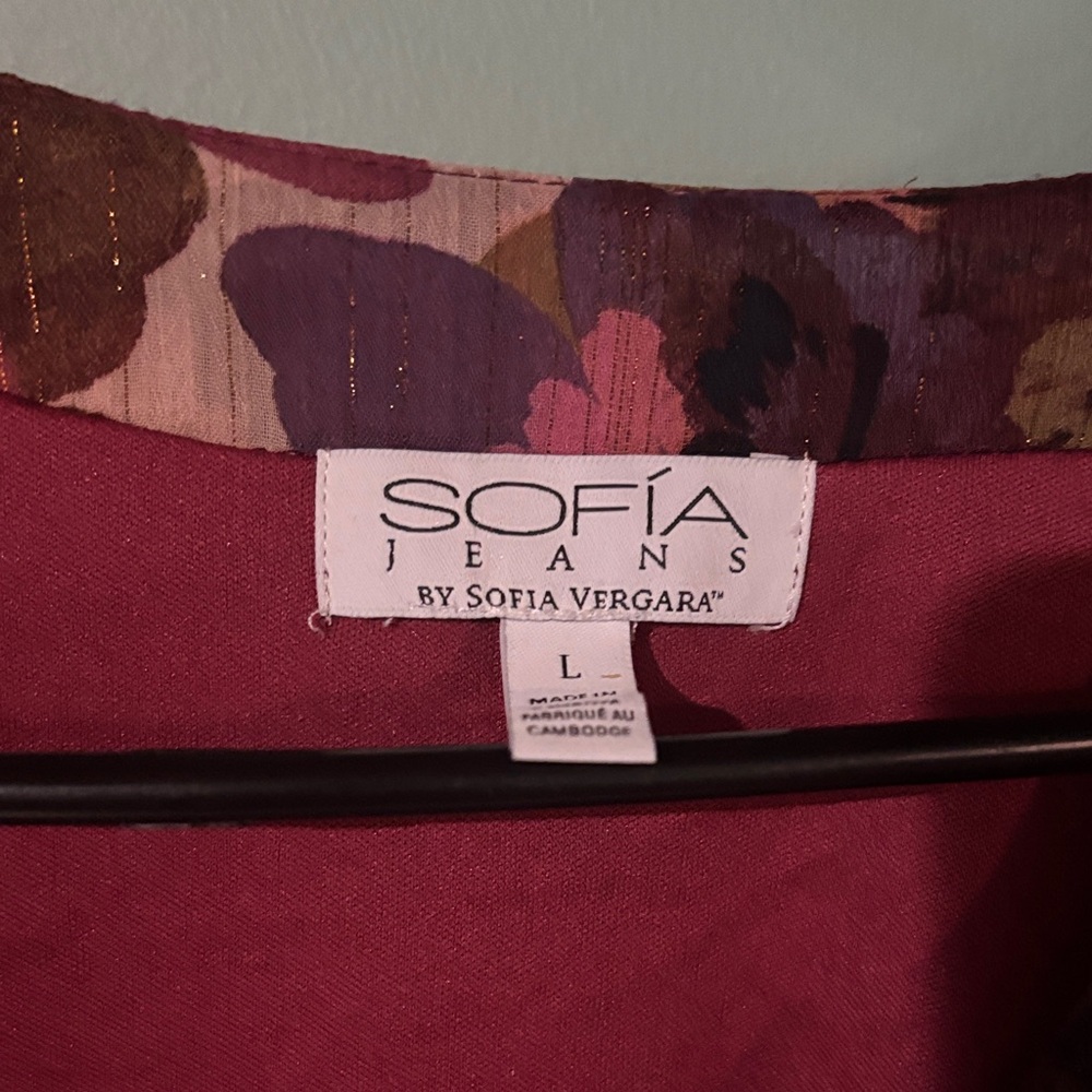 Sofia by Sofia Vergara Multicolor Long Sleeve Dress - Picture 2 of 5